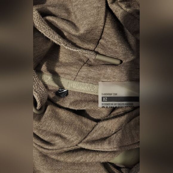 Gymshark Cropped Hoodie Sweatshirt wrap cross back size XS - Picture 2 of 11